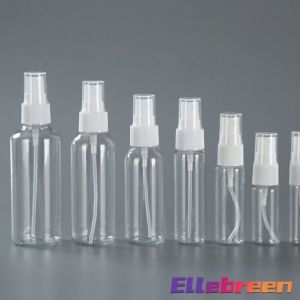 Transparent Plastic Spray Bottle 30/50/100ML clear Cosmetics Alcohol sub-bottling Travel size