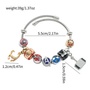 Bandai | Spider Friendship Bracelets Bracelets for Couples Best Friends Bff Thors Hammer Bracelet Jewelry Gifts