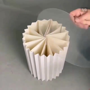 Fold the cake stand round paper dessert table window display decoration baby shower birthday party