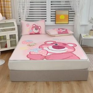 Cooling Mats Queen/King Latex Bed Mat Summer 3PCS Ice Silk Bedding Set 凉凉垫