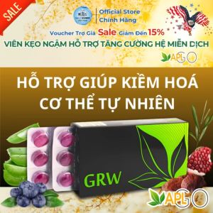 [NSF1111 Giảm 111K] GRW APLGO Viên Ngậm Tế Bào Gốc - Hộp 30 Viên Tăng Cường Hệ Miễn Dịch