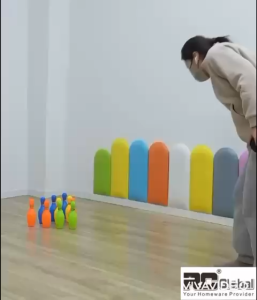 RC-Global Kids Bowling Set Toy 10 Pins + 2 Balls | Indoor Outdoor Game | Educational Sports Toy for Toddlers & Children