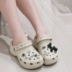 Crocs Accessory Diamond Cloud Shoe Buckle Bone White Decorative Shoe Charm Hole Shoe Accessory High-End Feelings