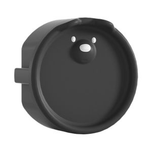 HamshMoc European Standard Socket Cover Baby Proof Outlet Plug 2 Hole Dustproof Anti Shock Bear Shape Recessed Design