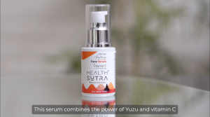Health Sutra Ultimate Brightening Face Serum with Yuzu and Vitamin C - Illuminating Treatment for a Clear Bright Complexion - 30 ml