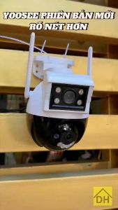 Camera Ngoài Trời Wifi 2 Mắt YOOSEE G36 10Mpx Xoay 360 Độ- Đàm Thoại 2 Chiều Ban Đêm Có Màu