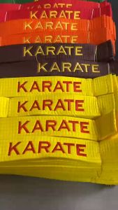 Đai KARATE võ thuật đủ màu lên đai cho các môn sinh đai phong trào giá tốt có giao hỏa tốc sài gòn đủ màu lựa chọn