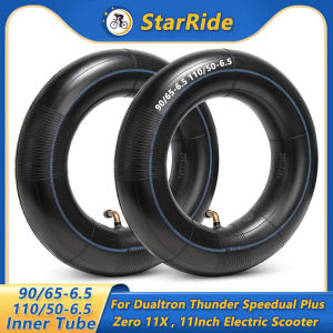 90/65-6.5 110/50-6.5 Inner Tube with Bent Valve Stem 11 Inch Inner Tire for Dualtron Thunder Speedual Plus Zero 11X E-Scooter