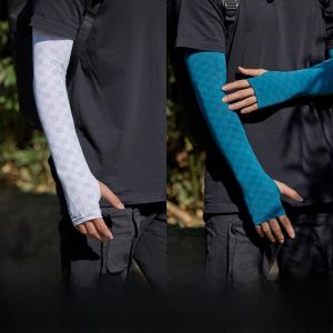 miiow | Ice Silk Sun Protection Sleeve Covers For Men Outdoor Cycling Driving Heat Insulation UV Protection Long Sleeve Catman Brand