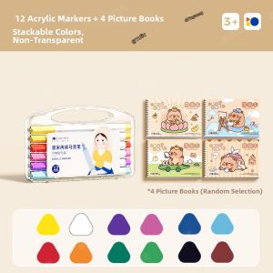 ENMI | Non-Toxic Washable Soft & Hard Tip Markers Drawing For Kids