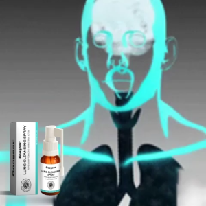 GOOGEER Lung Cleaning Spray Nasal Discomfort Sore Throat Spray Cleansing Lung Throat Oral Spray Relief Throat Nasal Discomfort 30ml