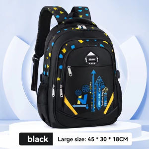 กระเป๋าเป้สะพายหลังสำหรับเด็กนักเรียนถุงน้ำหนักเบากระเป๋านักเรียนระดับประถมศึกษาใช้ได้ทั้งชายและหญิงกันน้ำลดการป้องกันกระดูกสันหลังได้สำหรับเกรด1-6