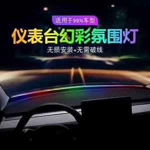 Front Windshield LED Interior Light 150CM RGB APP Control USB interface Remote Symphony Light General Tesla BMW Audi Volvo