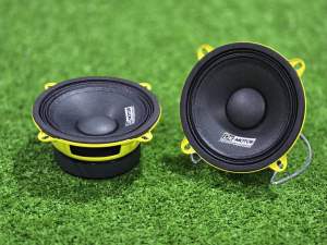 ลำโพง5นิ้ว DK โครงเหลือง DK-MOTOR งานแท้ แรงๆ 100w ดอกกลาง กลาง 5นิ้ว 4ohm ลำโพง5“ dk-motor