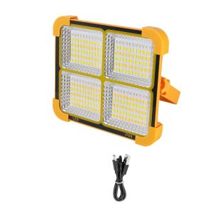 20000000LM Rechargeable Solar LED Light Outdoor 1000W Solar Camping Light Portable Flood Light Super Powerful Type-C Tent Lamp