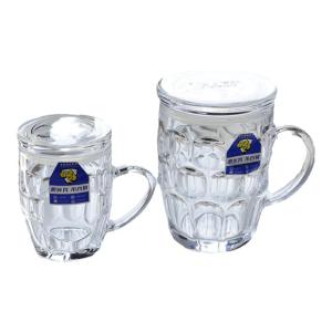 Thickened Tempered Glass Beer Cup Heat Resistant High Temperature Proof Beer Drinking Cup with Handle for Home And Guest Use