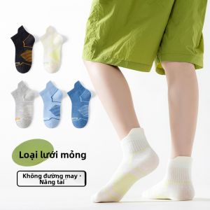 Tất trẻ em MiiOW Cat People vải cotton thoáng khí không xương size lớn cho bé trai - mùa hè