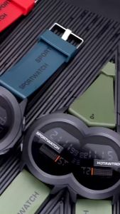 Mens Watches Rubber Digital WaterProof Led Watches Multifunctional Outdoor Sports Watch Jam Tangan Lelaki