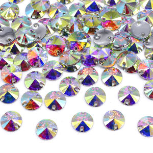 8-22MM 100Pcs Resin Sewing On Rhinestones High Quality Flatback Sewing Crystal Stones For Clothes Jewelry Crafts Decoration