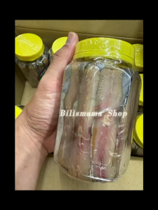 Isi Ikan Masin Tenggiri / Ikan Tenggiri Masin / Jeruk Tenggiri ISI IKAN TENGGIRI Salted Mackerel 特选梅香马鲛鱼肉 (1BOX 24BOTOL)