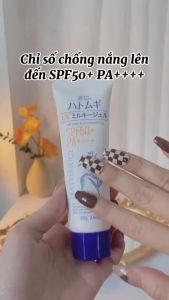 Dưỡng Thể HATOMUGI SPF50 Trắng Da Chống Nắng Ban Ngày Milky Gel Nhật Bản