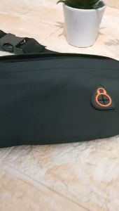 Tas Pinggang Slempang Waistbag Pria Model Polos Simpel Selempang Bahu Cowok - PG 8875