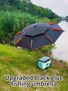 Outdoor umbrella 50 plus UPF sun protection 360 tilt patio umbrella UV sun shade umbrella for garden
