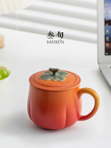 SANXUN | Ceramic Tea Infuser Cup with Filter Lid