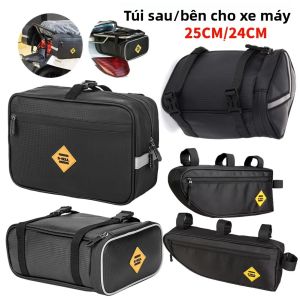 Túi Đựng Đồ Phía Sau Xe Máy Dung Tích Lớn Dưới Yên Xe Túi Sau Xe Đạp Bằng Polyester Hành Lý Xe Máy Cho Xe Đạp Điện