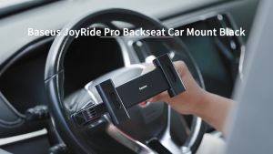 Giá treo Điện Thoại - Máy Tính Bảng xếp gọn dùng gắn lưng ghế trên xe hơi Baseus JoyRide Pro Backseat Car Mount Black