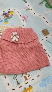 ÁO KHOÁC BÉ GÁI chất len giữ ấm cho bé 1 - 3 tuổi