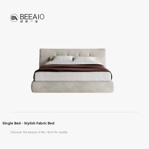 Modern Minimalist Elegant Retro French Cream Style Double Bed