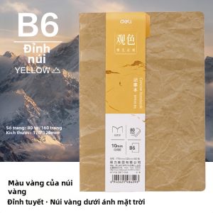deli | Sổ Ghi Chép Phong Cách Cổ Điển Thiết Kế Đơn Giản