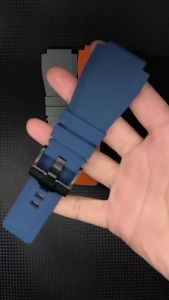 อะแดปเตอร์ Bell Ross โบเลส สายนาฬิกาสายนาฬิกายางกันน้ำชาย 24*35mm อะไหล่นาฬิกา