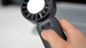 [Bundle Pack] 2pcs Engine Ice Z Cooling Compress High-Speed Rechargeable Portable Fold Neck Personal Fan