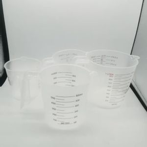 Plastic Measuring Cup With Handle Beaker Kitchen Baking Measuring Tool Set Portable Graduated Measuring Cup High Quality