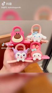Set 4 Kẹp Tóc Gấu Dâu Hoạt Hình Cho Bé - Kẹp Tóc Xinh Xắn Cute Cho Bé