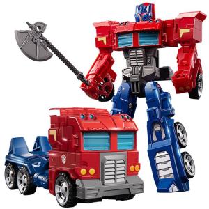 Transformable Car Robot Origin Optimus Prime Shockwave Handheld Toy T-Rex Alloy Edition BABYSHOME