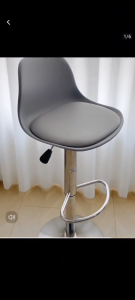Swivel Height Adjustable Bar Stool - for Counter Home Mobile Shop & Pub (Premium Metal Frame)