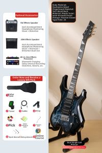 BEETHOSTAR | Electric Guitar For Rock Single Tremolo