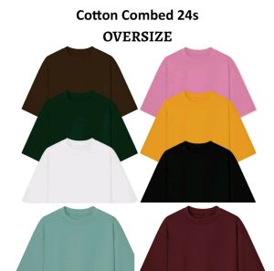 KAOS POLOS PRIA DEWASA COTTON COMBED 24S LENGAN PENDEK