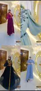 Gamis Hitam Mewah Elegan Khalisa Dres Ceruty Babydoll Full Puring Aplikasi Bordir Kancing Depan Busui Friendly Dress Muslimah Remaja Kekinian Baju Muslim Seragaman Kondangan