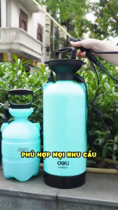 Bình Xịt Tưới Cây 5L 8L 10L Deli Tools - Bình Phun Thuốc Sâu Phun Sương Thuốc muỗi Vòi 2 Chế Độ