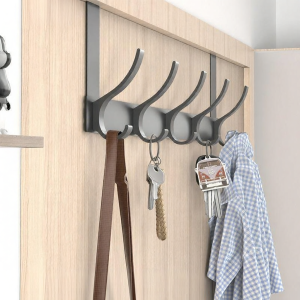 Space Aluminum No-Drill Bathroom and Bedroom Hook