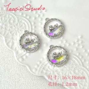 Whale Fall Alloy Cold Handmade Beaded Pendant Bracelet Necklace DIY Jewelry Accessories Material Parts Fashionable Crafts