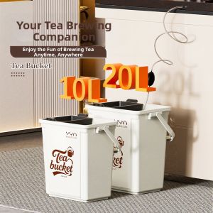 Tea Residue Water Filter Waste Bin Dry Wet Separation