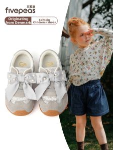 FIVEPEAS | Sweet Bow Ballet-style Girls Sneakers Soft Sole