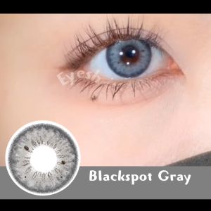 BLACKSPOT GRAY 1pair Colored Contact Lenses 14.2mm Normal Color Contact lens Yearly use