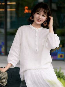 Breathable Linen and Ramie Casual Summer Shirt