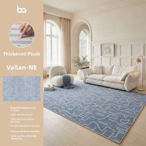 BEIAISI | Anti-slip Blue Home Living Room Carpet